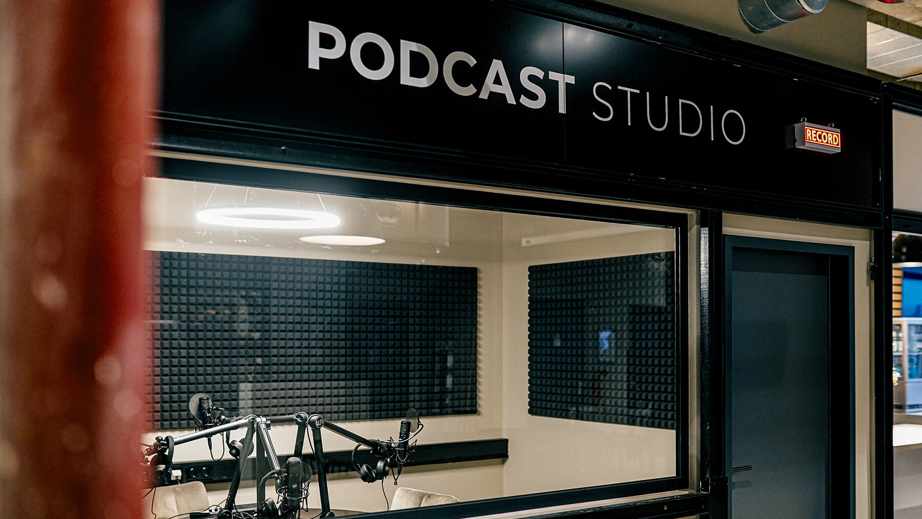 Podcast Studio - Außenansicht